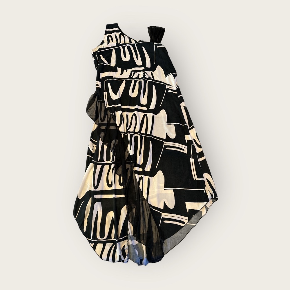 Black and White maxi dress